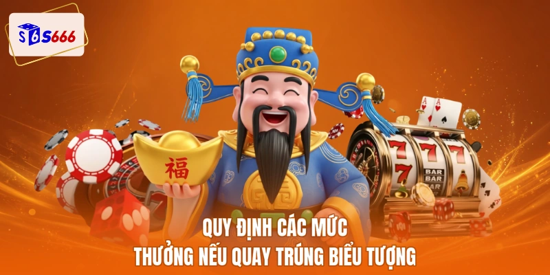 Quy định các mức thưởng nếu quay trúng biểu tượng