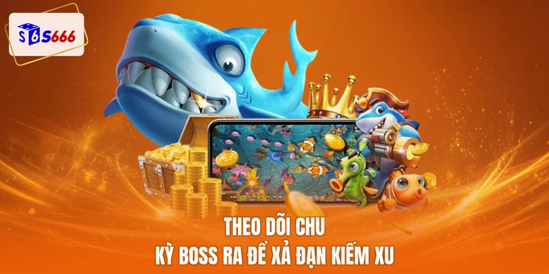 Theo dõi chu kỳ boss ra để xả đạn kiếm xu